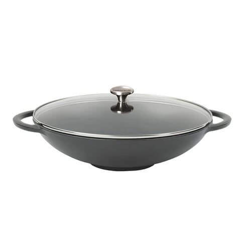 Chasseur Wok with Glass Lid (37cm/4.5L)