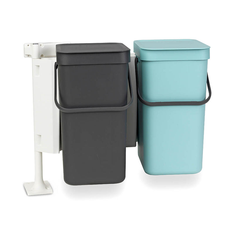  Brabantia Integrierter Mülleimer Sort & Go (Mint/Grau)