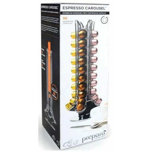 Prepara Espresso Capsule Carousel (50 Sections)