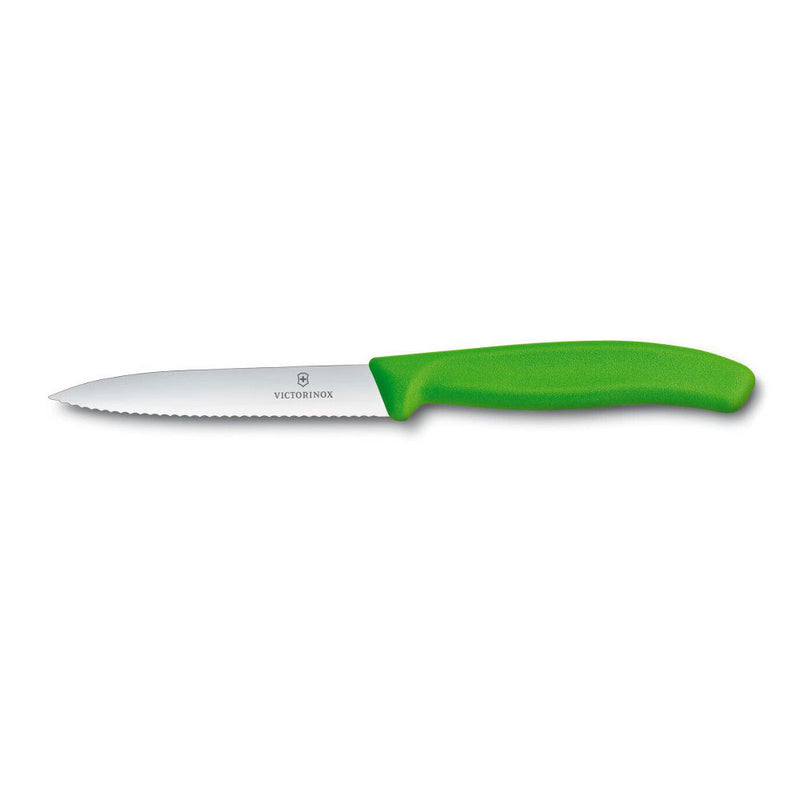 Victorinox Swiss Classic Schälmesser mit Wellenschliff, 10 cm