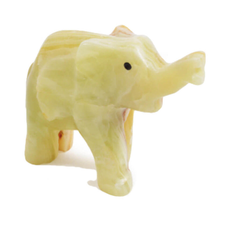 British Fossiles Sculpté Éléphant 7.5cm