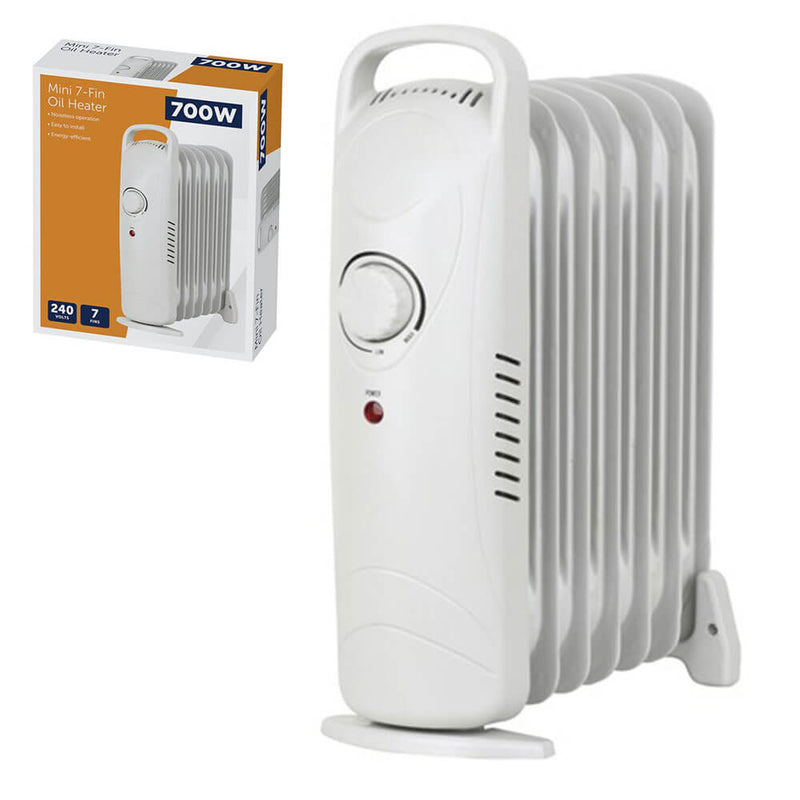 700W Mini 7-Fin Oil Heater 240V