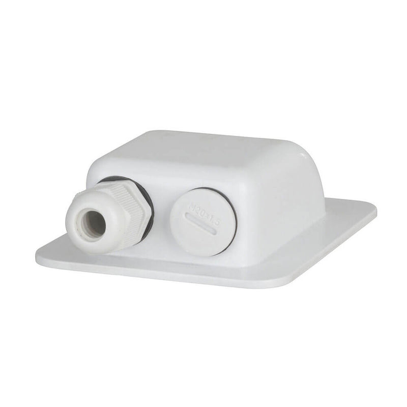 Plastic Solar Cable Entry Point Mount (White)