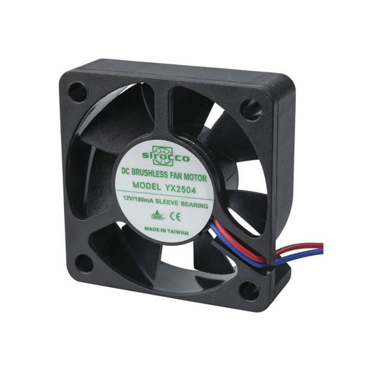 Ventilateur à roulement à manchon Sirocco Wire (12VDC)