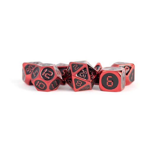 MDG Digital Enamel Metal Dice Set 16mm