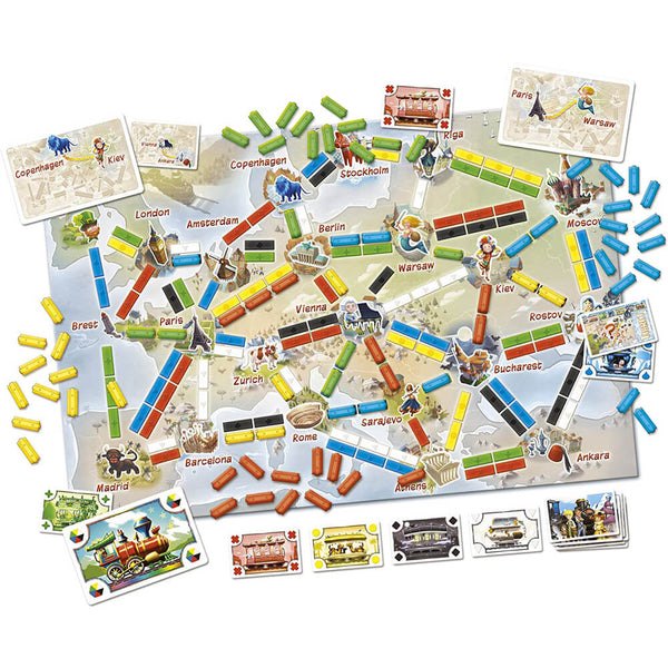 Ticket to Ride Europe First Journey Board Game