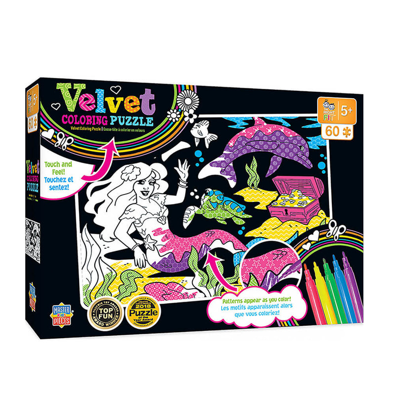 MP Kids Velvet Malpuzzle (60 Teile)