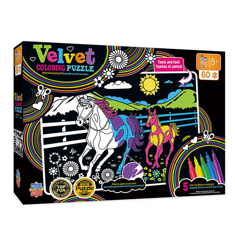 MP Kids Velvet Malpuzzle (60 Teile)