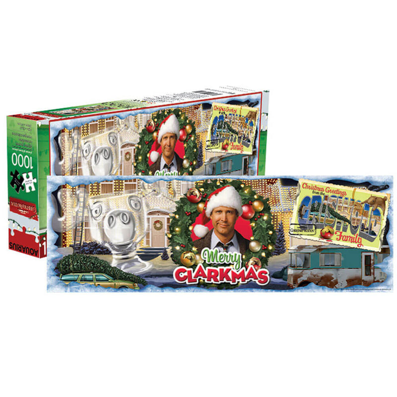 Aquarius Christmas Vacation Slim Puzzle 1000pc