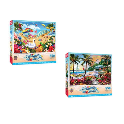 MasterPieces Paradise Beach 550pc Puzzle