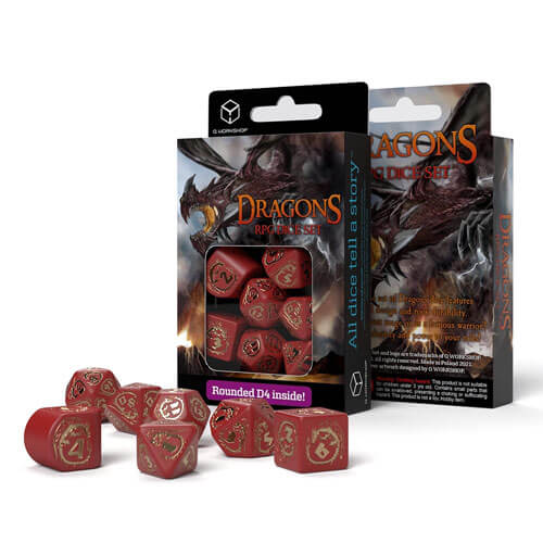 Dragons Modern Dice Set