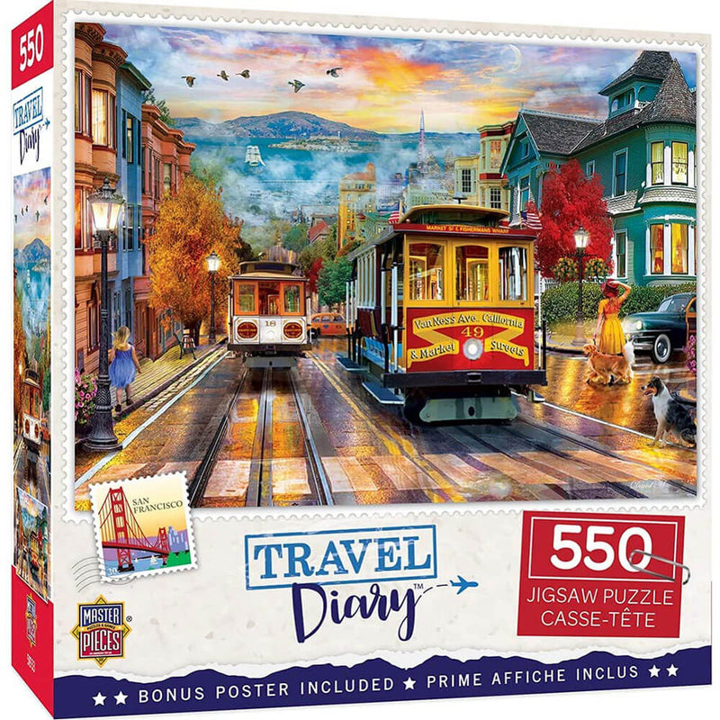 MasterPieces Journal de voyage Puzzle 550 pièces