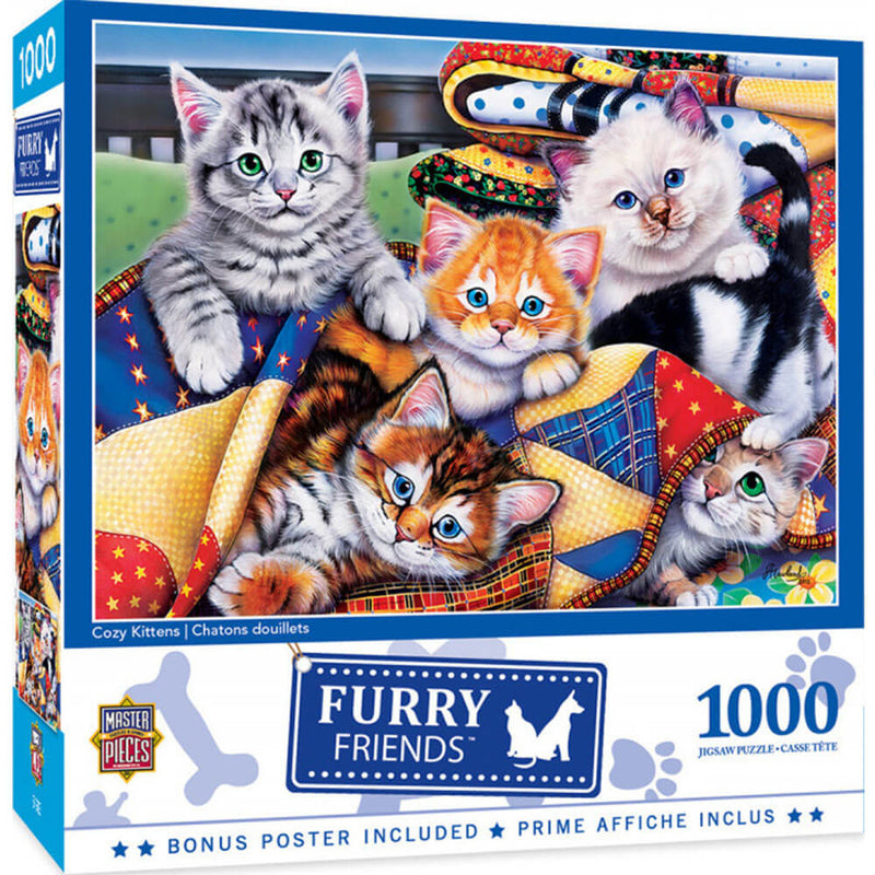 Casse-tête 1000 pièces MasterPieces Furry Friends