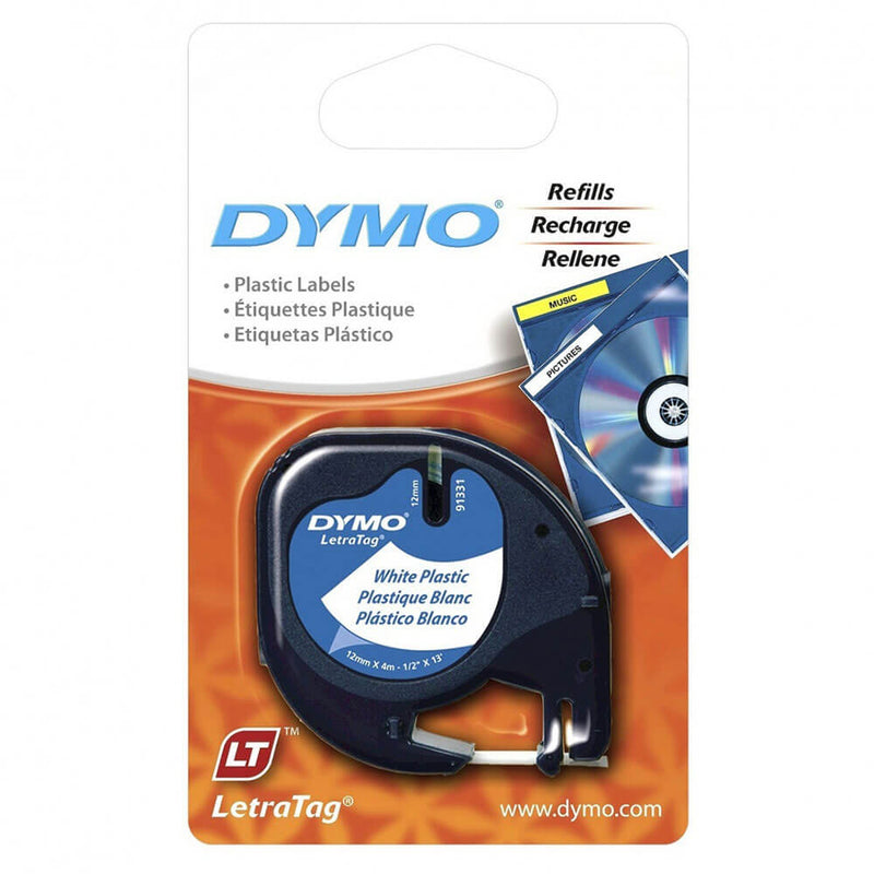 Dymo Letra-Tag Tape Label Kunststoff