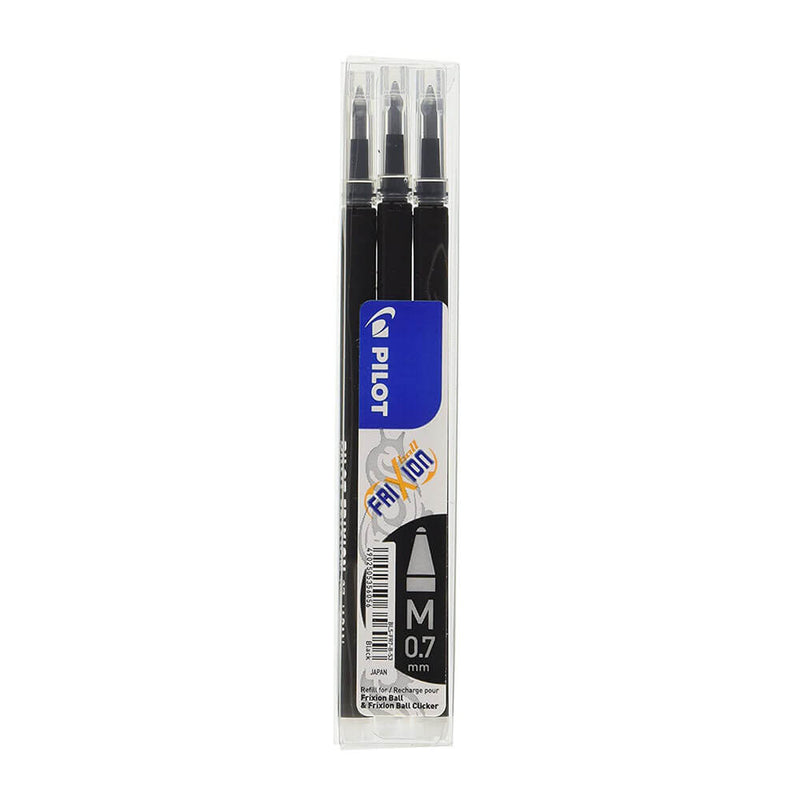 Pilot Frixion Rollerball Pen Refill 0,7 mm Spitze, 3er-Pckg