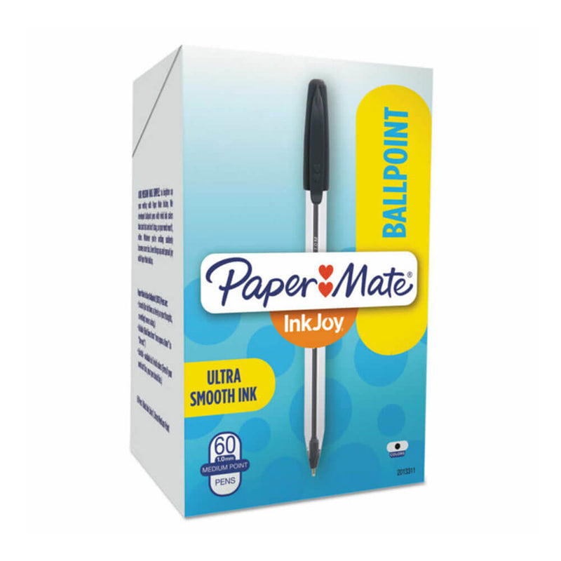 Papermate Inkjoy Kugelschreiber mit mittlerer Spitze, 1,0 mm, 60 Stück