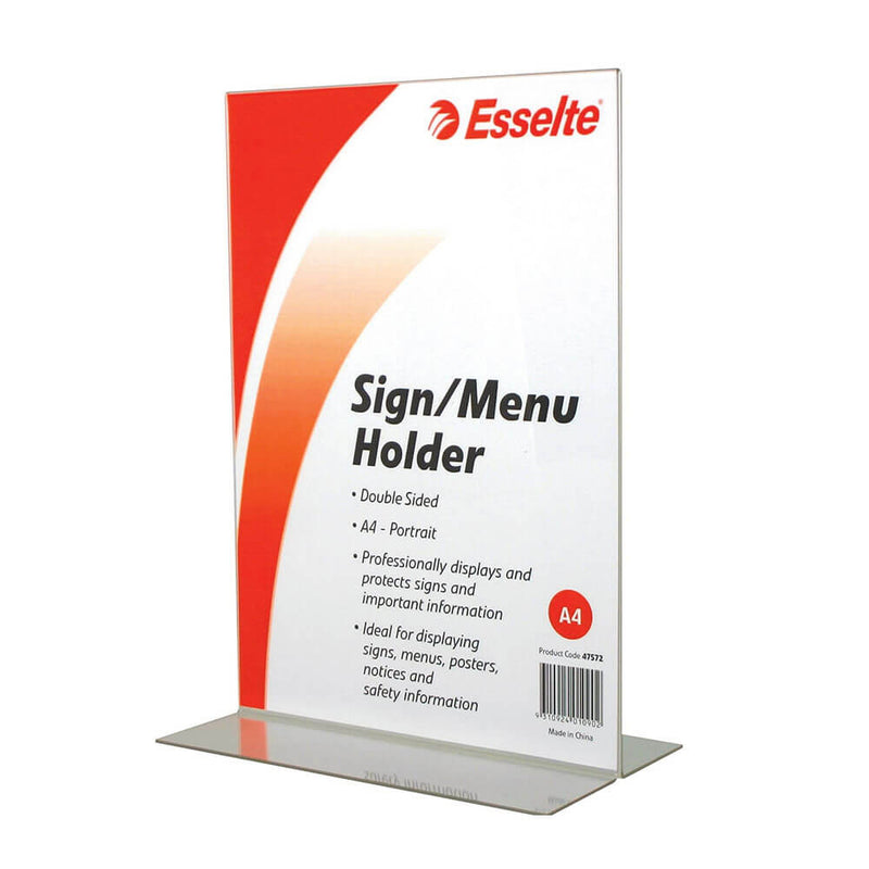 Esselte Double Face Menu/Porte-affiche A4