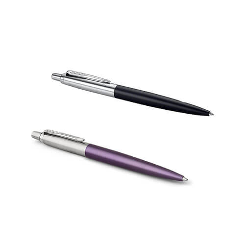 Parker Jotter Ballpoint Pen (Chrome Trim)