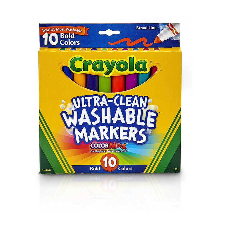 Marqueurs Broadline lavables Crayola 10pk