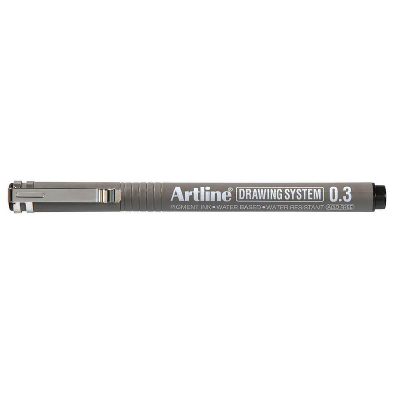  Artline Drawing System Pen 12 Stück (Schwarz)