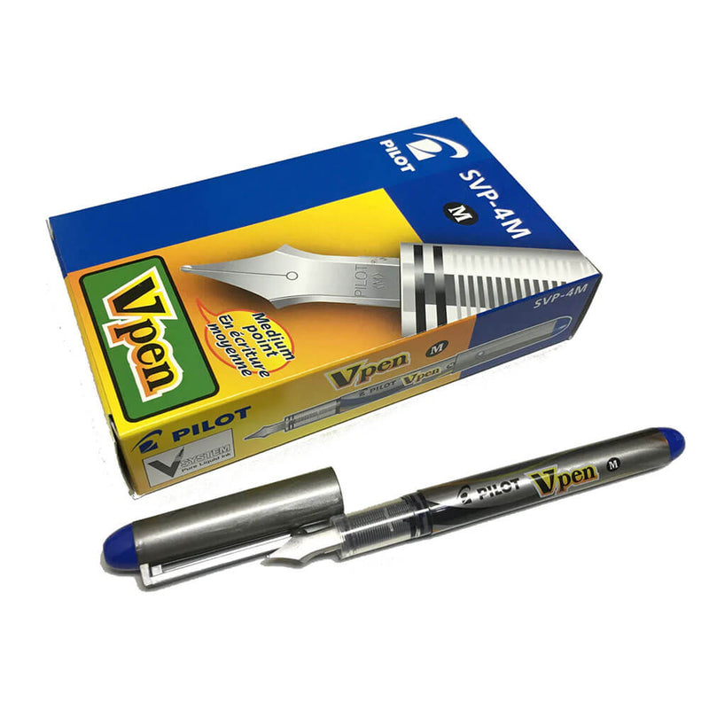 Stylo plume jetable Pilot VPen (boîte de 12)